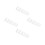 4Pcs Acrylic Straw Holder For Cabinet Adhesive Storage Container 7