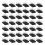 100Pcs Clear Cake Boxes Portable Individual Cupcake and Cookie Holders 1