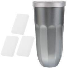 3Pcs Car Trash Can With Lid For Cup Holder