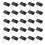 100Pcs Clear Cake Boxes Portable Individual Cupcake and Cookie Holders 11