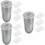 3Pcs Car Trash Can With Lid For Cup Holder 9
