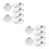 20 Pcs Small Empty Eyeshadow Pans Tray For Makeup 10