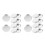 20 Pcs Small Empty Eyeshadow Pans Tray For Makeup 7