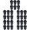 30 Pcs Universal Ear Tips Replacement Silicone 8