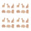 24 Pcs Wooden Animal Cabinet Knobs With Screws 8
