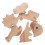 24 Pcs Wooden Animal Cabinet Knobs With Screws 2