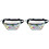 2Pcs Transparent Holographic Pvc Waist Bag Multi-Functional 3