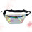 2Pcs Transparent Holographic Pvc Waist Bag Multi-Functional 11