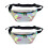 2Pcs Transparent Holographic Pvc Waist Bag Multi-Functional 6