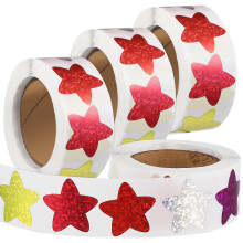 12 Rolls Star Stickers For Kids Reward And Encouragement Use