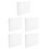 5Pcs Thick Foam Sheets 33X25X3Cm White for Toolbox and Shipping 5