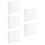 5Pcs Thick Foam Sheets 33X25X3Cm White for Toolbox and Shipping 10