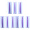 9 Pcs Cake Smoother Icing Comb Pastry Spatulas Plastic 2