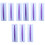 9 Pcs Cake Smoother Icing Comb Pastry Spatulas Plastic 3