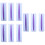 9 Pcs Cake Smoother Icing Comb Pastry Spatulas Plastic 7