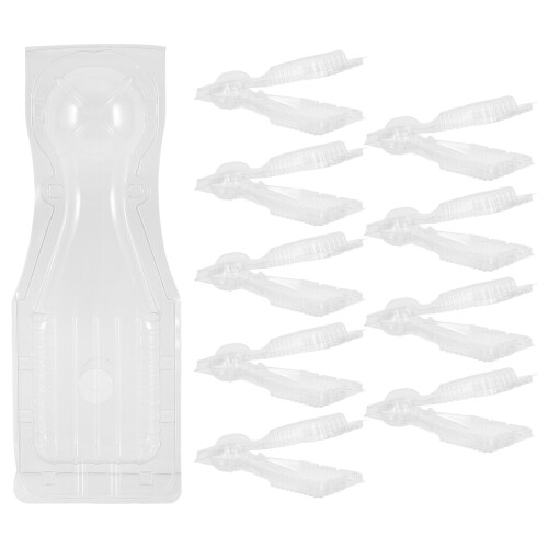 50 Pcs Plastic Plant Carrier With Ventilated Clamshell For Seedlings