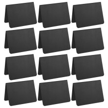 24Pcs Small PVC Mini Chalkboards Double-Sided Desk Decoration