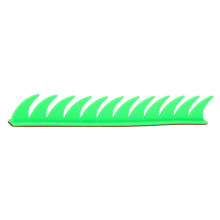 3Pcs Retro Patch -Shaped Horn Strip
