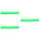 3Pcs Retro Patch -Shaped Horn Strip 7
