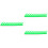 3Pcs Retro Patch -Shaped Horn Strip 6