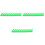 3Pcs Retro Patch -Shaped Horn Strip 3