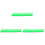 3Pcs Retro Patch -Shaped Horn Strip 2