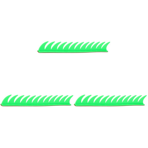 3Pcs Retro Patch -Shaped Horn Strip 1