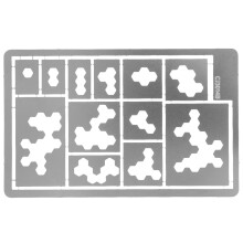 2Pcs Camo Stencil Spray Template For Diy Camouflage Cover