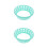 2Pcs Round Fruit Display Stand For Melon Pineapple Durian Holder 7