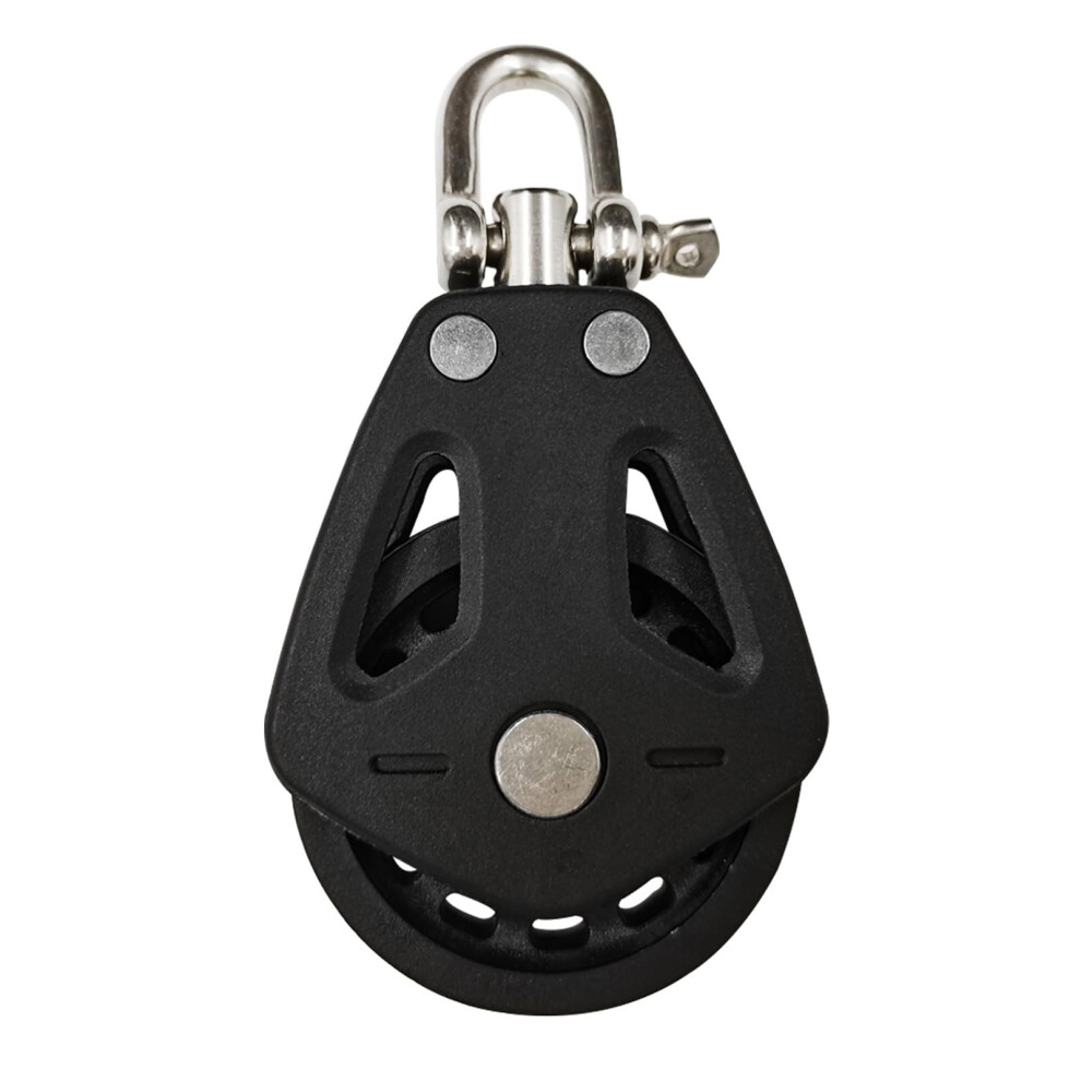 Pulley Block With Block Sheave Rotatable Marine Grade Nylon For Rope Handling And Fitness Training 9354506127183