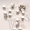 300 Pcs Double Sided Copper Rivets Tubular Studs For Crafts 11
