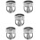 5Pcs Drain Plug Bathtub Shower Floor Tile Insert 10