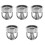 5Pcs Drain Plug Bathtub Shower Floor Tile Insert 5
