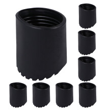 16Pcs Ladder Rubber Feet Covers Black Anti Skid Cushion for Safety