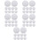 50 Pcs Flat Back Natural Stone Cabochons For Jewelry Making 9