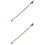 2Pcs Wood 1/4 Violin Bow Well Balanced For Beginner Student Practice 5