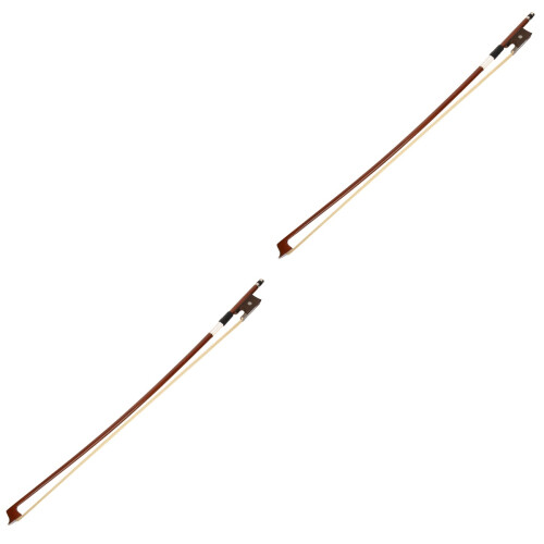 2Pcs Wood 1/4 Violin Bow Well Balanced For Beginner Student Practice 2
