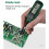 Smart SMD Tester Multimeter Auto Range Capacitance Testing Resistance Diode Testing Capacitor Rotatable Tweezer Probes LCD Display 2