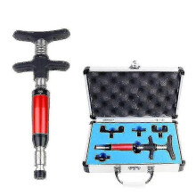 Chiropractic Adjustment Massage Gun Spine Activator 6 Levels 4 Heads(,red)