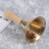 6 Pcs Copper Bell With Wood Handle For Dinner Party Service 6