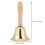 6 Pcs Copper Bell With Wood Handle For Dinner Party Service 4