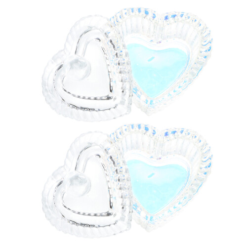 4 Pcs Crystal Cup Mini Storage Holder With Lid 2