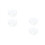 4 Pcs Crystal Cup Mini Storage Holder With Lid 8