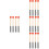 8 Pairs Marimba Mallets For Percussion Xylophone Instruments 8