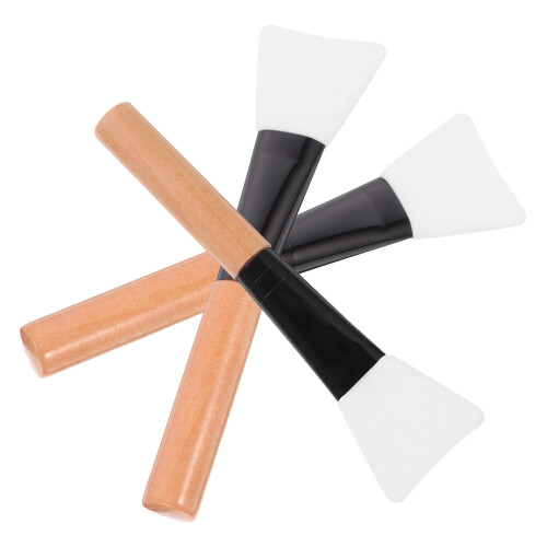 9Pcs Women Makeup Brushes Multi Color Silicone Mud Mask Applicator Set
