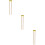 3 Pairs Medium Keyboard Marimba Mallets Blue Yarn Head Beech Handle 9
