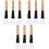 9Pcs Women Makeup Brushes Multi Color Silicone Mud Mask Applicator Set 5