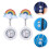 4 Pcs Nurse Clip- Pocket Watch 9