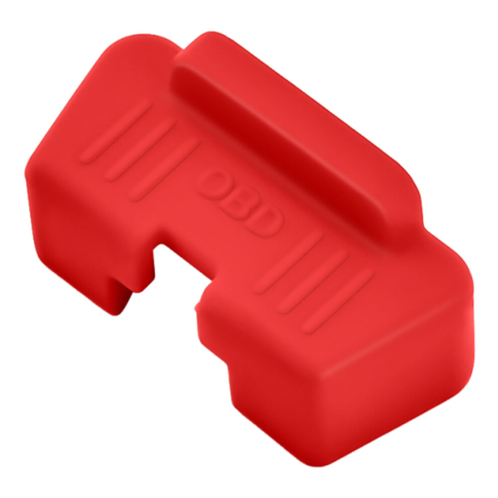 Diagnostic Port Cover Obd Lock With Water-Resistant Dustproof Silicone Shield For Trucks And Cars Port Access Red 9084446276091