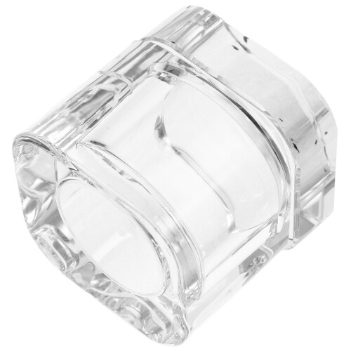 2Pcs Glass Nail Cup With Replaceable Bowl For Nail Art Manicure 2